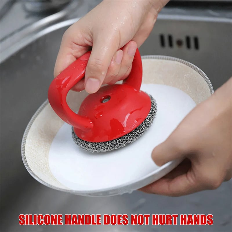 StahlPeeling™ Ergonomischer Schrubber aus Edelstahl