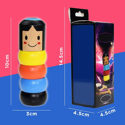 Magischer Holzmann Spielzeug | Unzerbrechlich & Mit Hammer | Kreatives Zauberspiel für Kinder