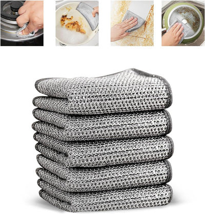 MetallSchrubben™ Metalldraht-Reinigungstuch (5+5 gratis)