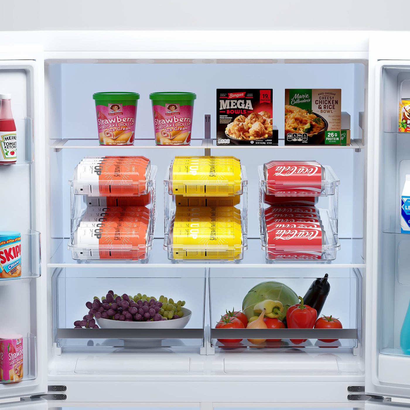 Dosenwärter™ Platz im Kühlschrank sparen