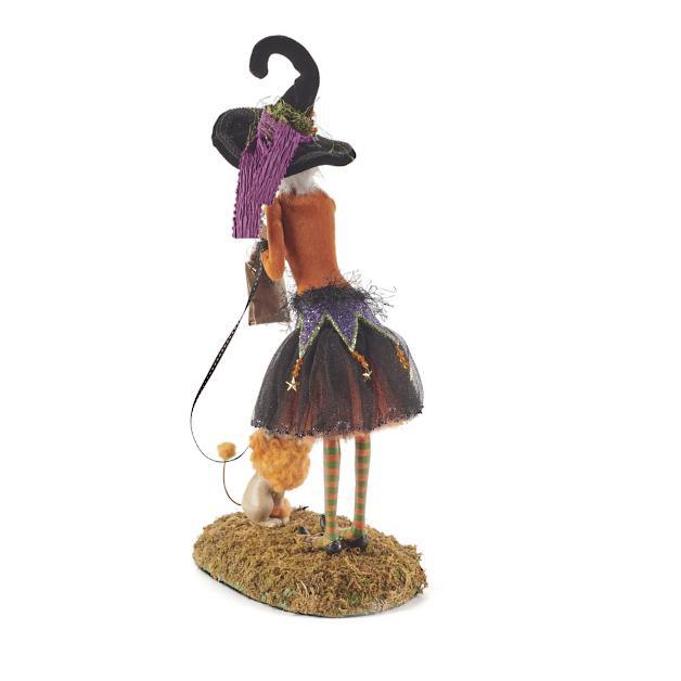Halloween-Figurine | Handgemachte Hexendekoration | Harz
