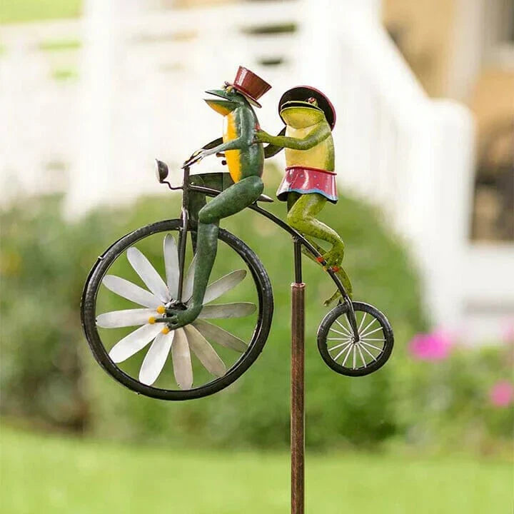AntiquitätenTwister™ Vintage Metall-Fahrrad Windmühle