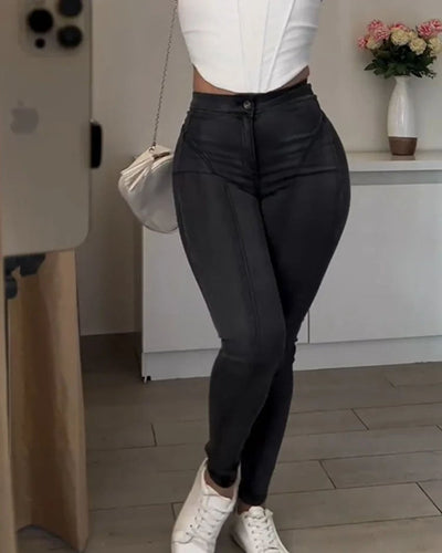Damen Jeans | Hohe Taille Stretch | Leicht & Bequem | Figurbetonte Passform