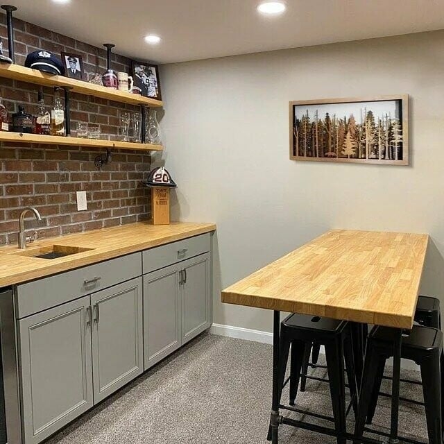 Wanddeko Waldszene mit Fuchs | 7-lagige Lasercut Holzkunst | Baltische Birke