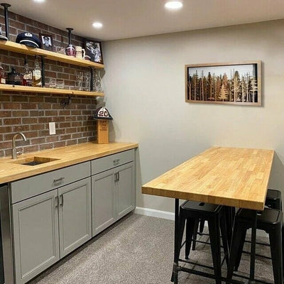 Wanddeko Waldszene mit Fuchs | 7-lagige Lasercut Holzkunst | Baltische Birke