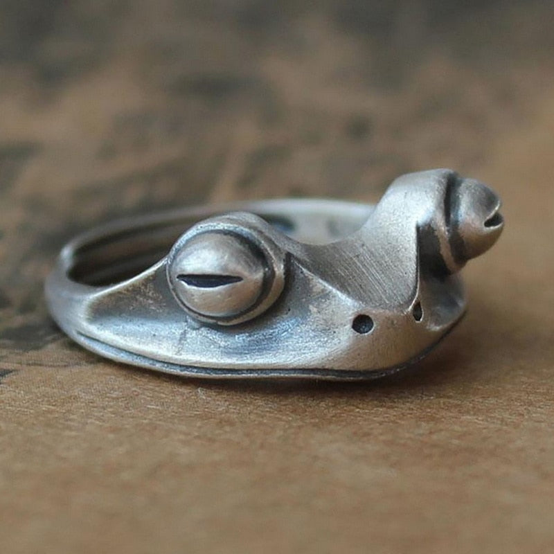Damen Ring im Vintage-Chic | Katzen Knuckelring im Tiermotiv | Modischer Unisex Schmuck aus Zinklegierung | Party & Alltag