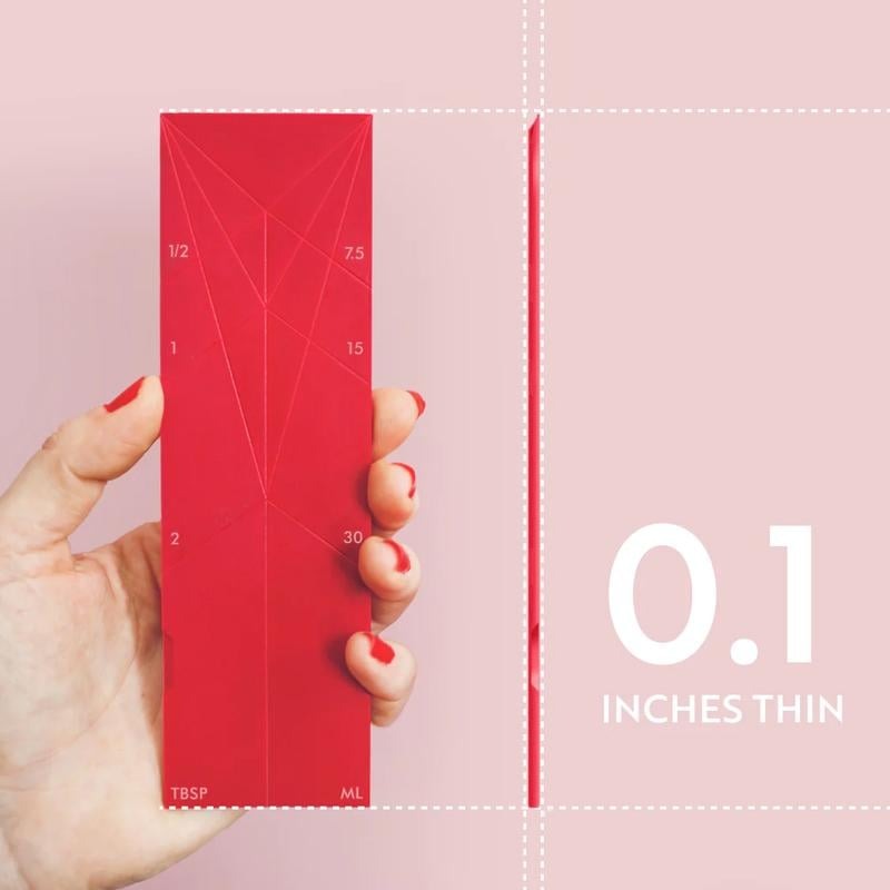 3-in-1 Faltbare Messlöffel | Magnetisch & Platzsparend | Für Trockene & Flüssige Zutaten | 6-in-1 Set