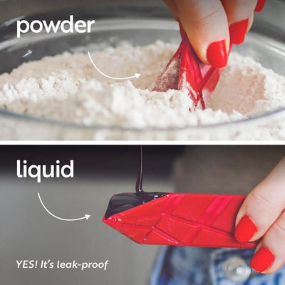 3-in-1 Faltbare Messlöffel | Magnetisch & Platzsparend | Für Trockene & Flüssige Zutaten | 6-in-1 Set