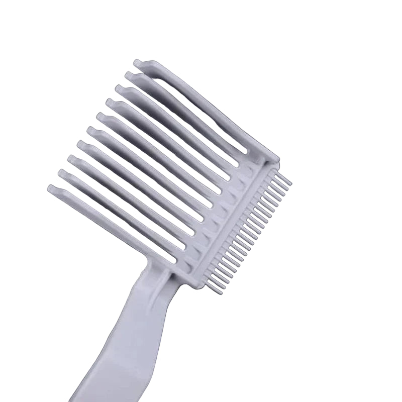 Haarschneidekamm | Gebogener Doppelkamm | ABS Kunststoff | Leicht & Robust