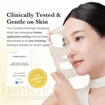 2+2 Gratis | Gesichtsmaske gegen Pigmentflecken | Übernacht-Peeling Maske | Mit Kollagen, Kurkuma & Kojicsäure