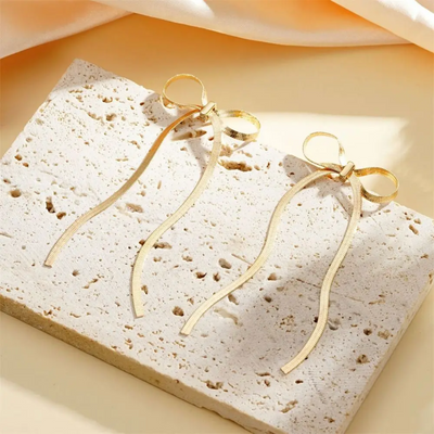 Gisselle™ Elegante Kette Schleife Ohrring