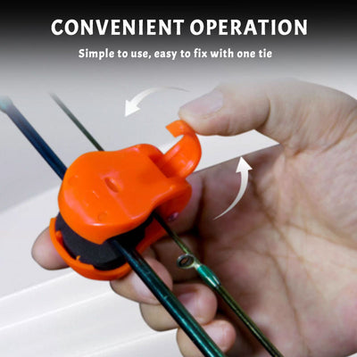 Angelrutenhalter | Anti-Verheddern | Elastisches Band | Stoßdämpfend & Robust