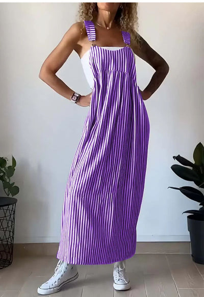 Liselotte - Gestreiftes, lässiges Jumpsuit-Kleid