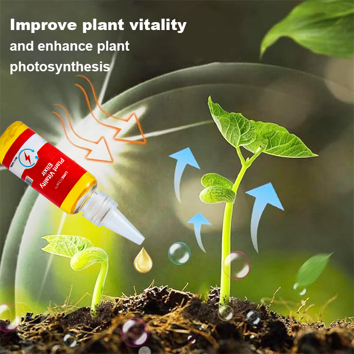 1+1 Gratis | Pflanzenwachstums-Elixier | Organischer Turbo-Dünger mit Enzymen & Mineralien für starkes Wurzel- & Blattwachstum
