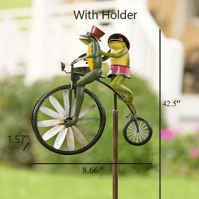 AntiquitätenTwister™ Vintage Metall-Fahrrad Windmühle