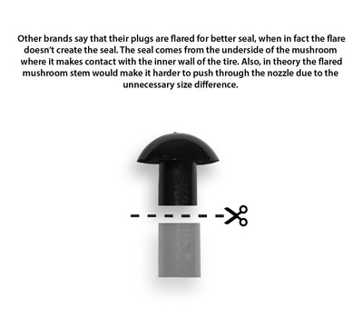 Reparaturset für Tubeless Reifen | Automatisches Pannenset mit Pilzstopfen | Kompakt & Tragbar