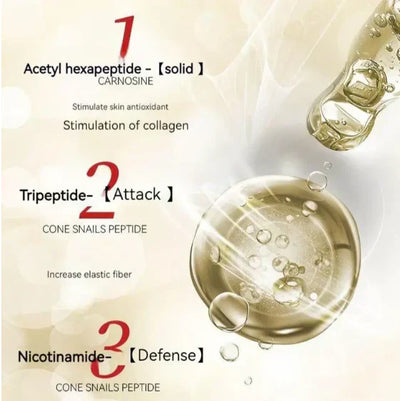 Polypeptid Straffende Gesichtscreme | Mit Schwarzer Orchidee, Granatapfel & Ginseng | Tiefenpflege & Strahlende Haut