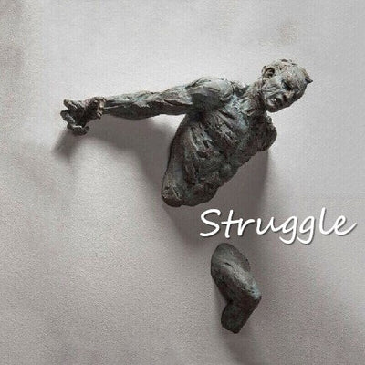 Wanddekoration Figuren | Harz-Skulpturen zum Aufhängen | Verschiedene Designs & Größen