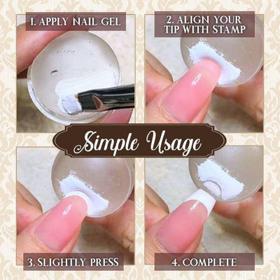 lusailstore - Nailtip-Styling Nagelkunst Jelly-Stempel