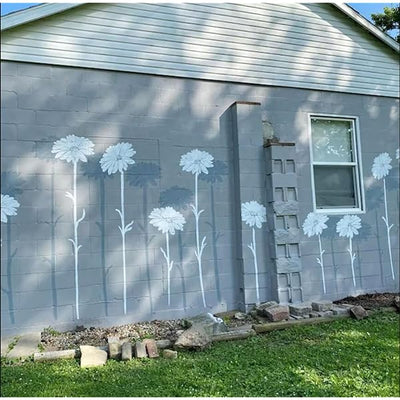 Eptchn Gartenzaun Große Blumen Schablonen DIY Dekoration BloomTrace