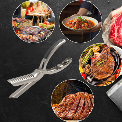 Rippenhaut Entferner Werkzeug | Edelstahl | Für Schweine- & Rinderippen | BBQ & Küche