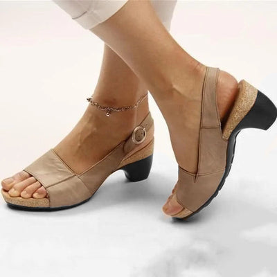 Bequeme elegante Schuhe mit niedrigem dicken Absatz (🔥KAUF 2 GRATIS VERSAND)