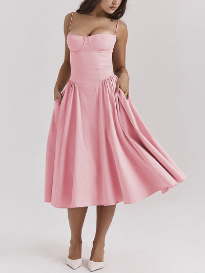 Vivian - Zeitlose Schönheit Midi-Kleid