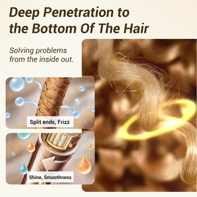 Reisferment-Haarcreme | Reparierende Pflege mit Fermentiertem Reisextrakt | Glänzendes & Kräftiges Haar