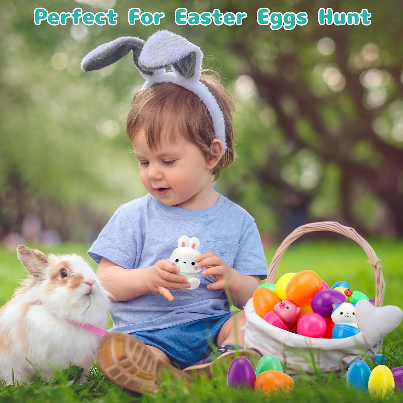 🔥Ostern Beste Geschenk 50% RABATT-🎁24 STÜCKE Gefüllte Oster Eier Langsam Aufsteigende Squishy Spielzeuge
