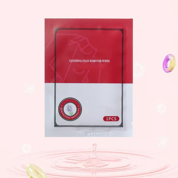 Fleckenentferner Tücher | Sofort Wirkung | Für unterwegs & zuhause | Erfrischender Blumenduft