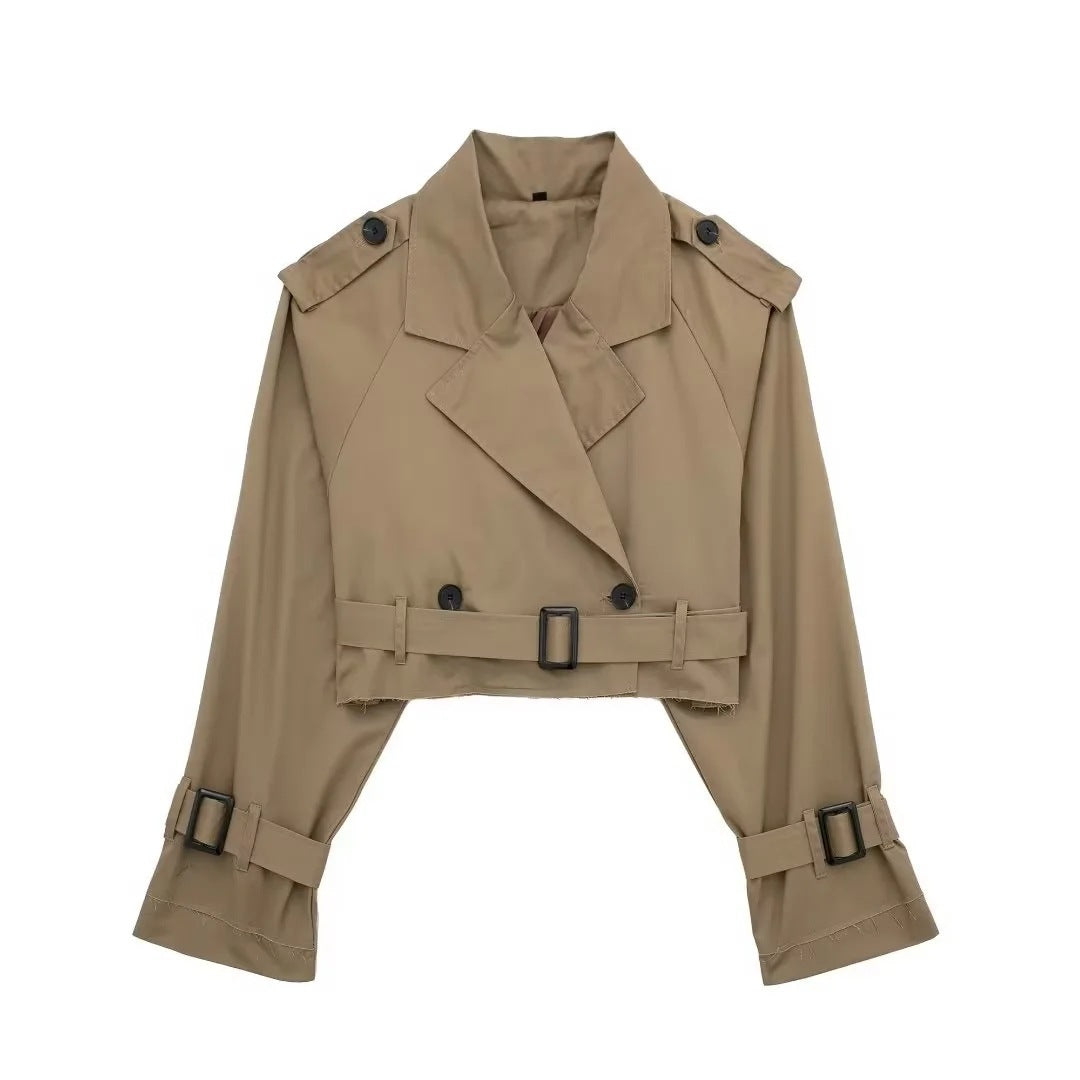 Yara - Stilvoller kurzer Trenchcoat