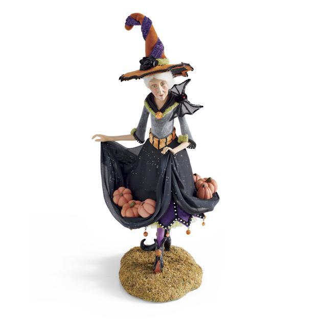 Halloween-Figurine | Handgemachte Hexendekoration | Harz