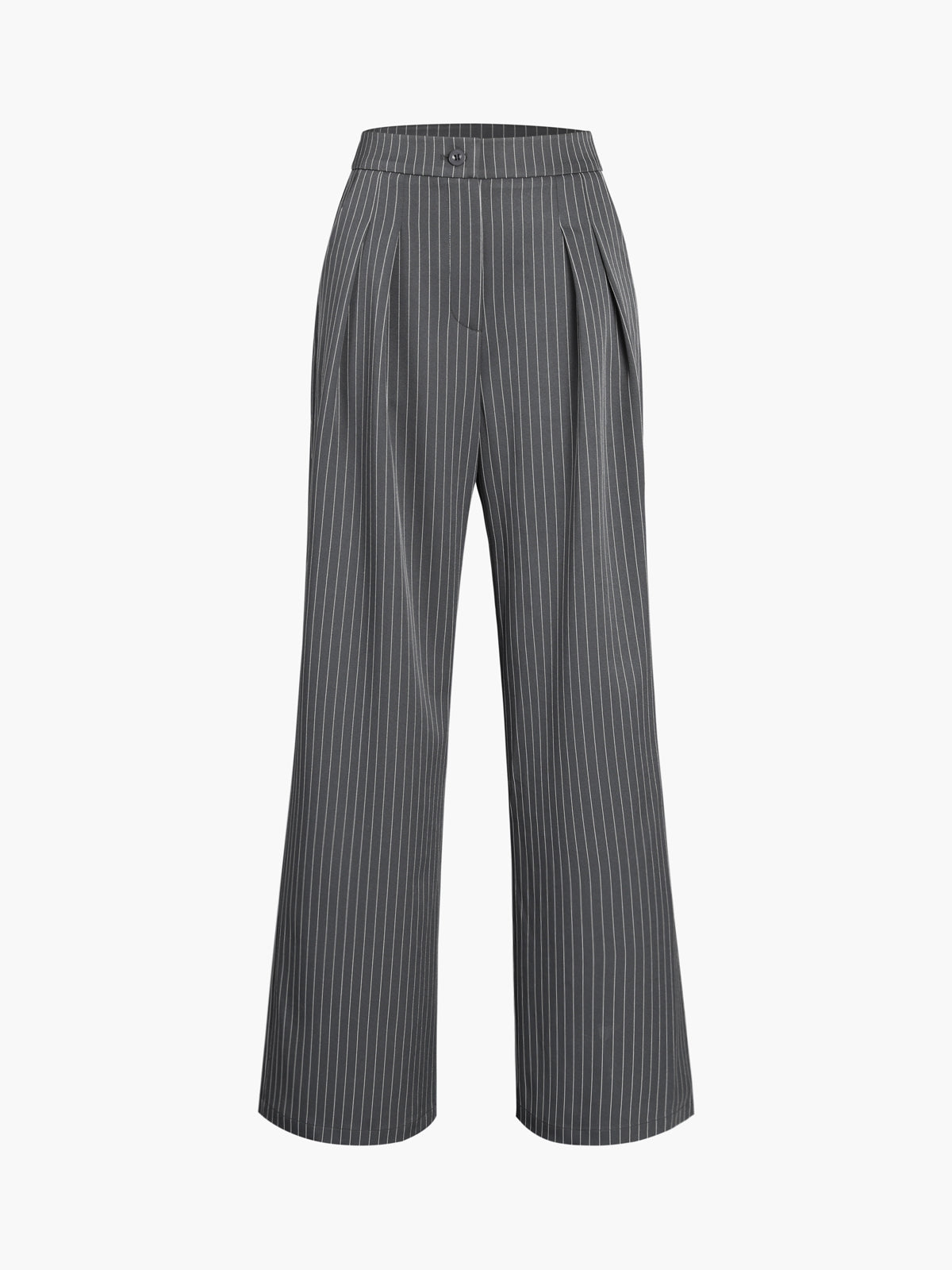Isalie | Chic Nadelstreifen Plissee Design Damenhosen