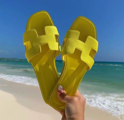 Heidi - elegante und bequeme slipper sandalen für den sommer