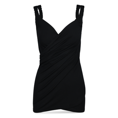 Eleni Bambus Wickelkleid Überwurf
