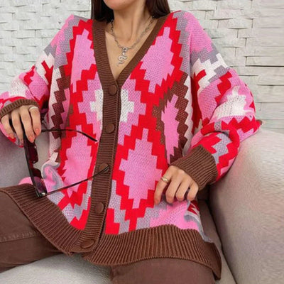 Charlotte | Bunte Strickjacke