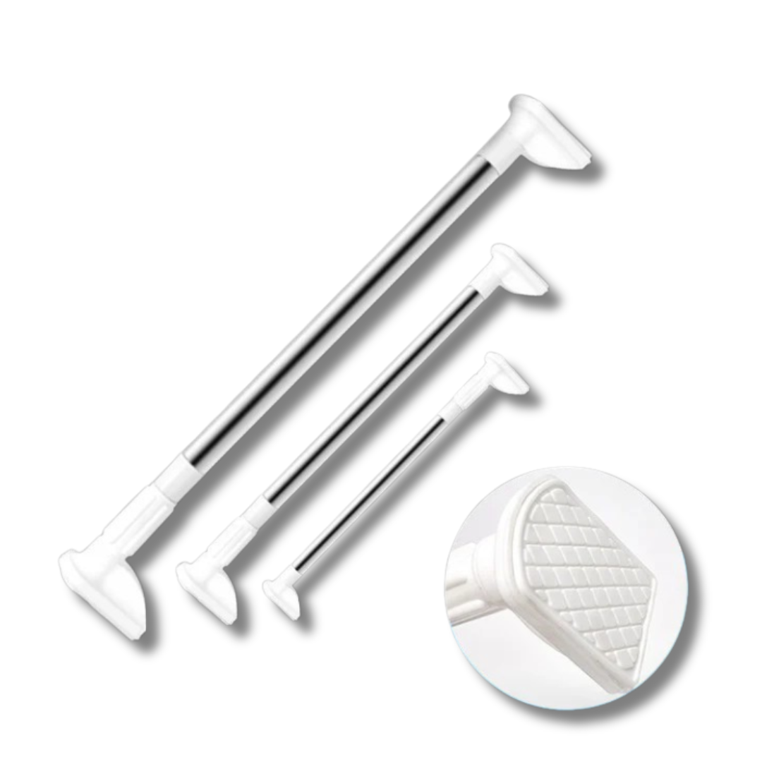 Teleskopstange ohne Bohren | Verstellbare Dusch- & Vorhangstange | Rostfrei & Werkzeugfrei | Edelstahl