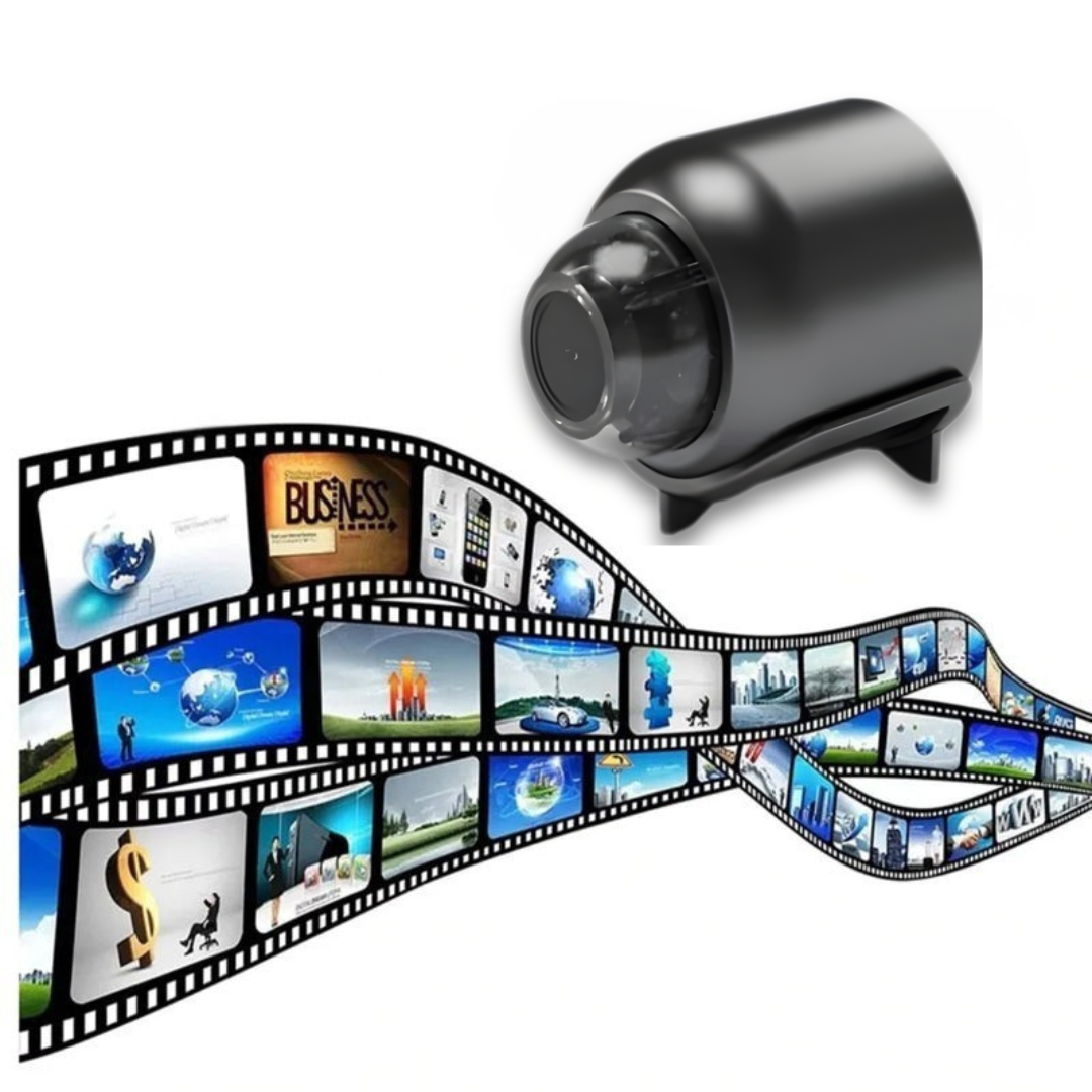 Mini Überwachungskamera | WiFi & Fernsteuerung | 1080P HD Video, Nachtsicht & Bewegungserkennung