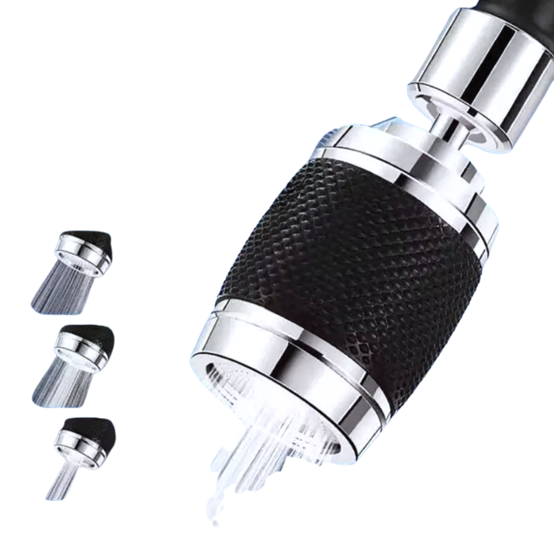 Wasserhahn Aufsatz | 360° drehbar | Antispritz-Design | Einfache Montage