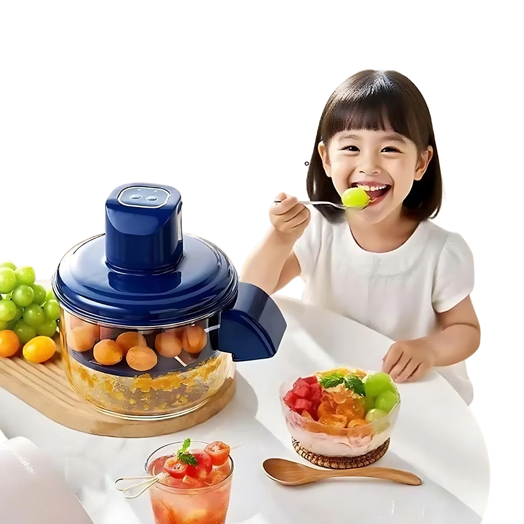 Automatischer Obstschäler | Wiederaufladbar | 50W Motor | Edelstahlklinge