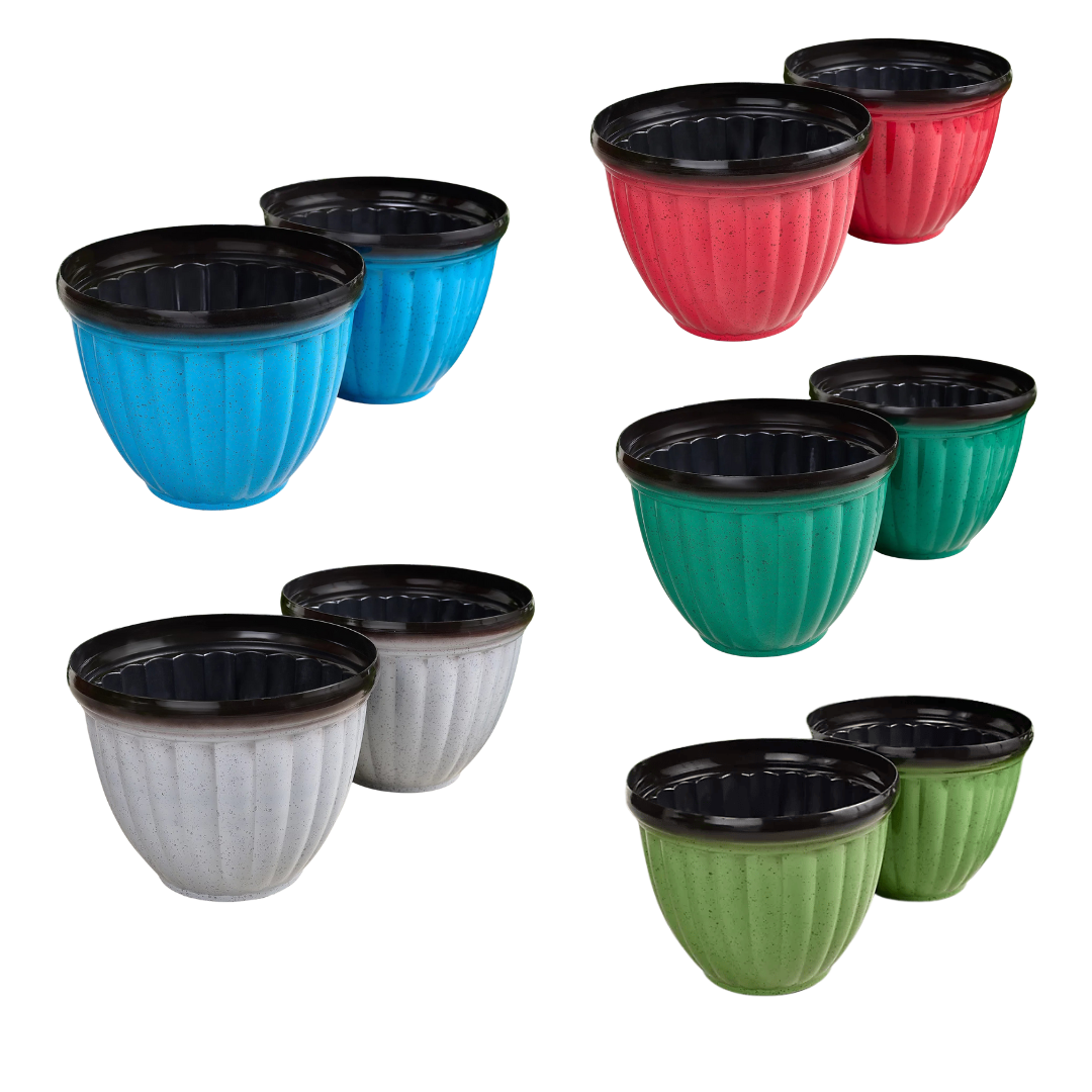 Pflanzgefäß mit Rippenstruktur | Intelligentes Wurzelwachstum | Atmungsaktiv & Entwässerungssystem | Verschiedene Größen