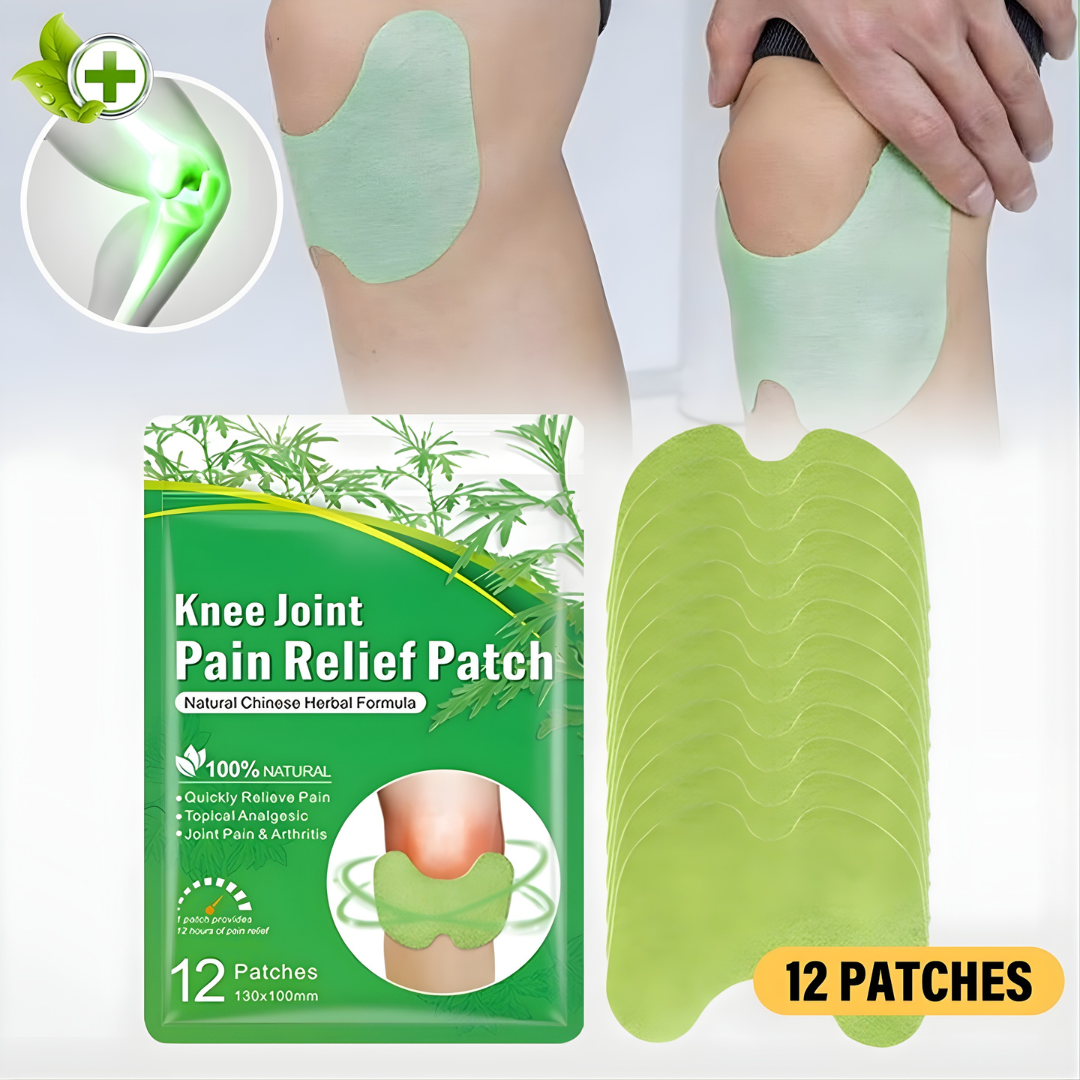 ReliefWickel™️ Knieschmerzpflaster | Natürliche Schmerzlinderung & Entzündungshemmung | Lang anhaltende Wirkung