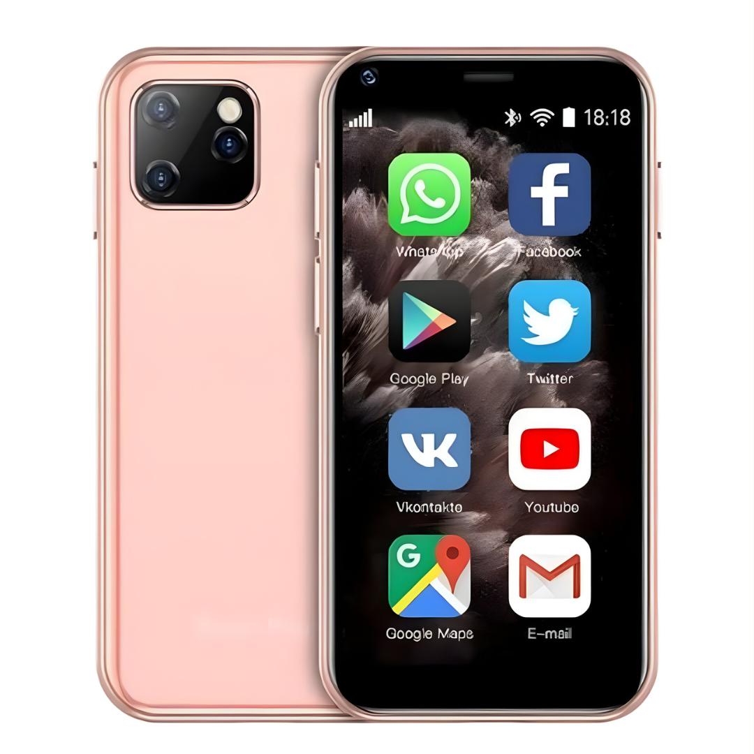 Mini Smartphone | WinzigesGespräch™ | Kompakt & Leistungsstark | Dual-SIM & 2MP Kamera