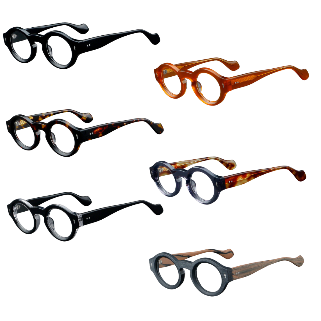 Vintage Brillenfassung Damen & Herren | Leichtes Acetat & CE-Zertifiziert | Zeitlos & Bequem