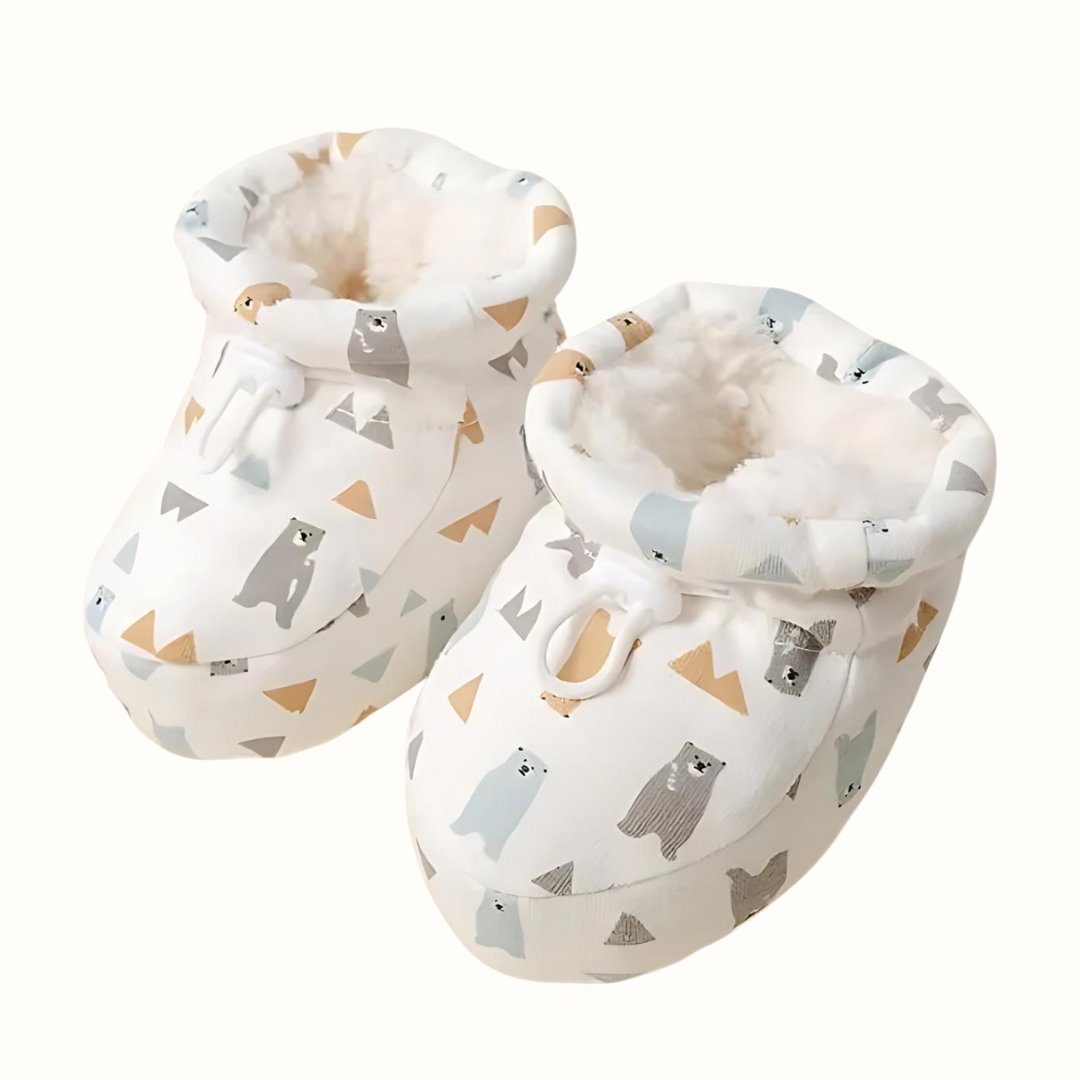 Baby Winterstiefel mit Fell | Weich & Warm | Rutschfeste Sohle | 0–18 Monate | Verschiedene Designs