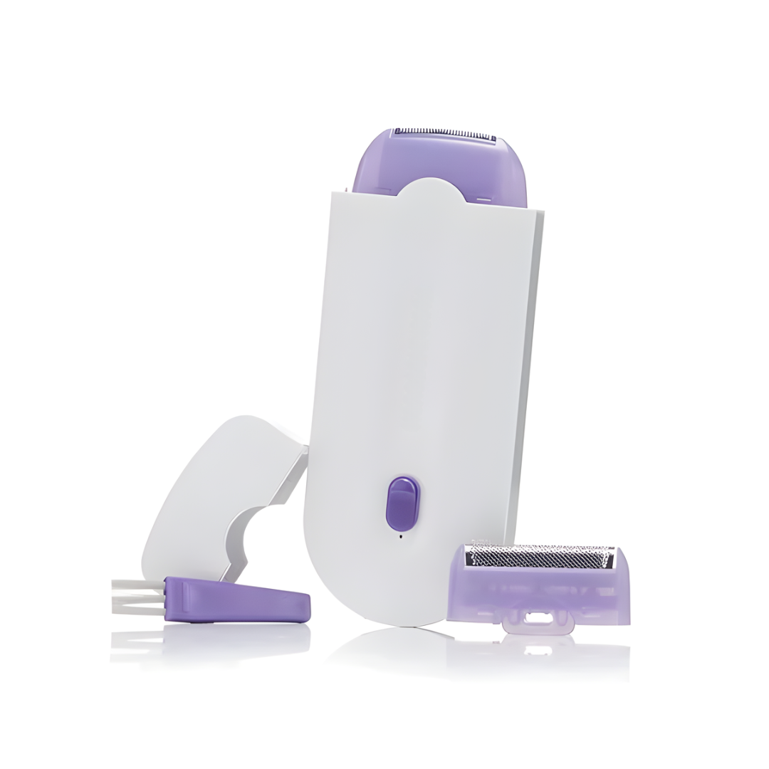 SeidenRasur™ Elektrischer Haarentferner | Tragbar & Schmerzfrei | Für Gesicht & Körper (1+1 GRATIS)