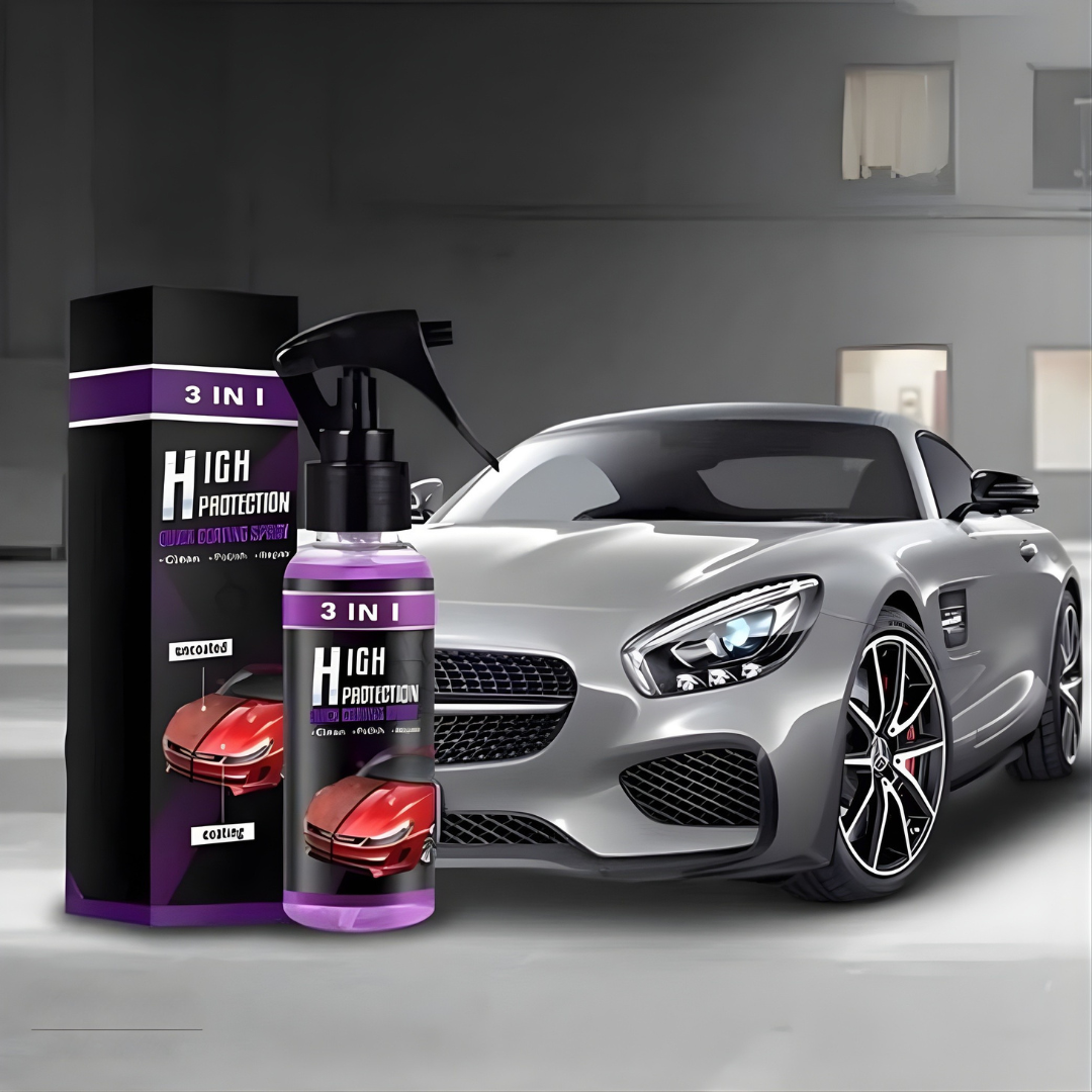 Keramik Auto-Spray | GlanzSpray™ Lackversiegelung | Hydrophober Schutz & Kratzentferner