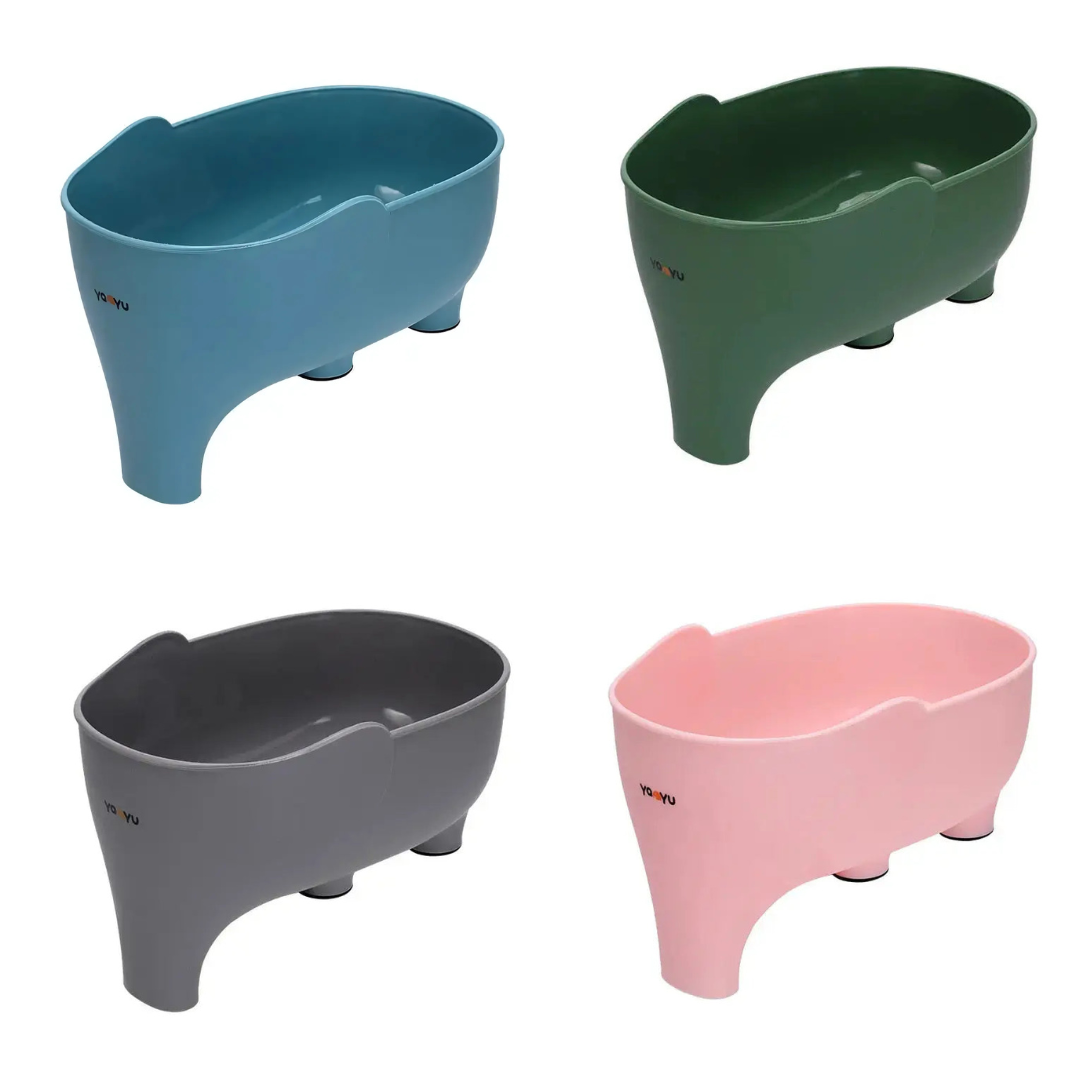 1+1 Gratis | Küchensieb Elefant | Abfluss-Sieb & Aufbewahrung | Kunststoff