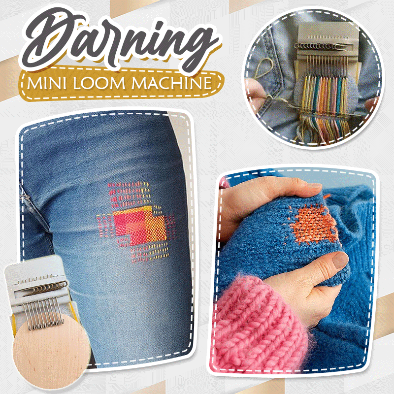 EinfachNähen™ Mini DIY Nadel und Faden Weben Gerät