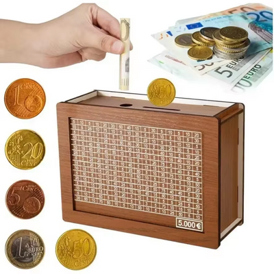 GeldKiste™ Spardose aus Holz